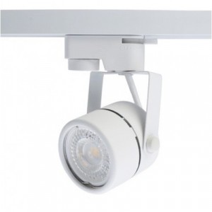 Трековый светильник Luazon Lighting под лампу Gu5.3, круглый, корпус белый RSP 4742246